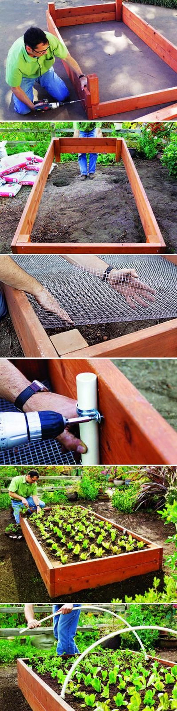 How To Build A Simple Cedar Raise Garden Bed. 