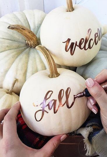 Handmade Pumpkin Sign. 