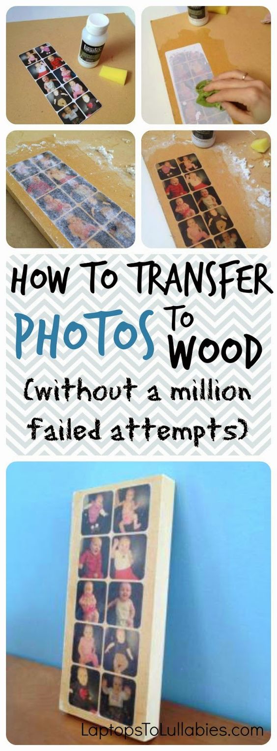 How To Transfer Photos To Wood Using Gel Medium. 