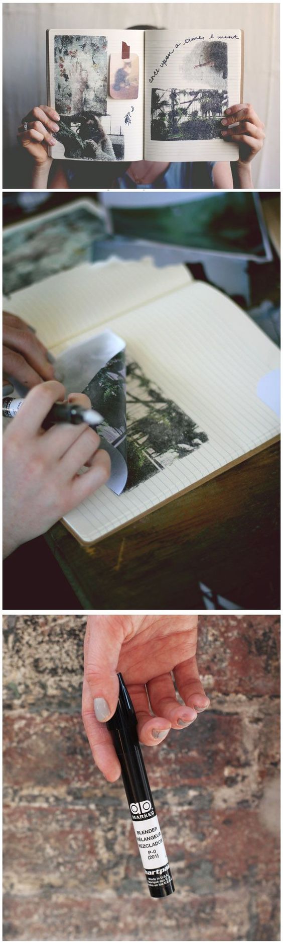 Instant Photo Transfers With Blender Pens. 