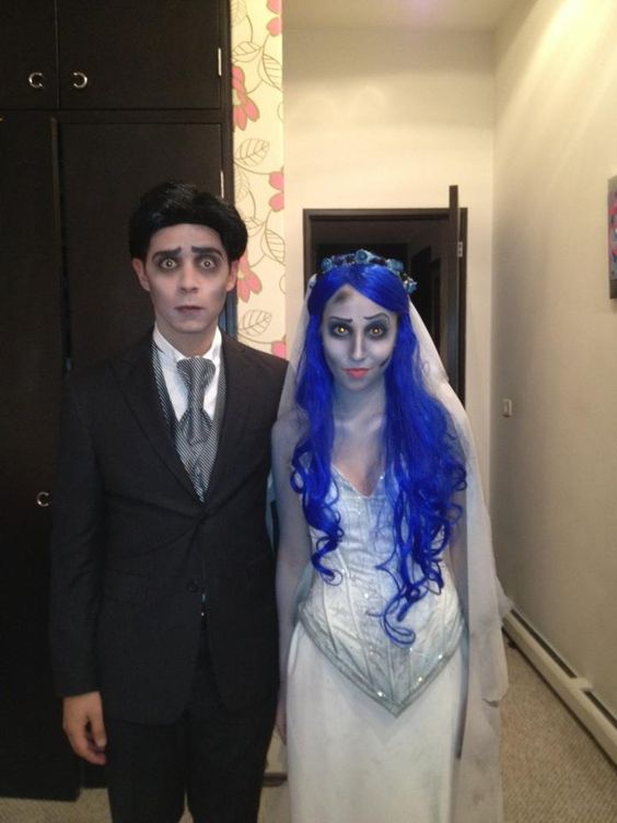 Corpse Bride Couple Costume. 