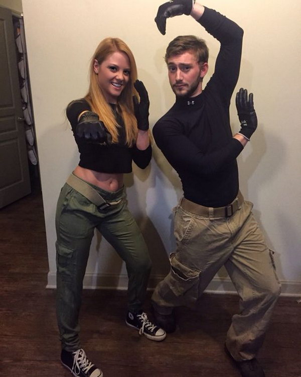 Kim Possible and Ron Stoppable Costumes. 