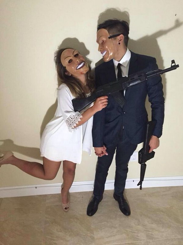 50+ Couple's Halloween Costumes 2018 50s Couple Halloween Costume.