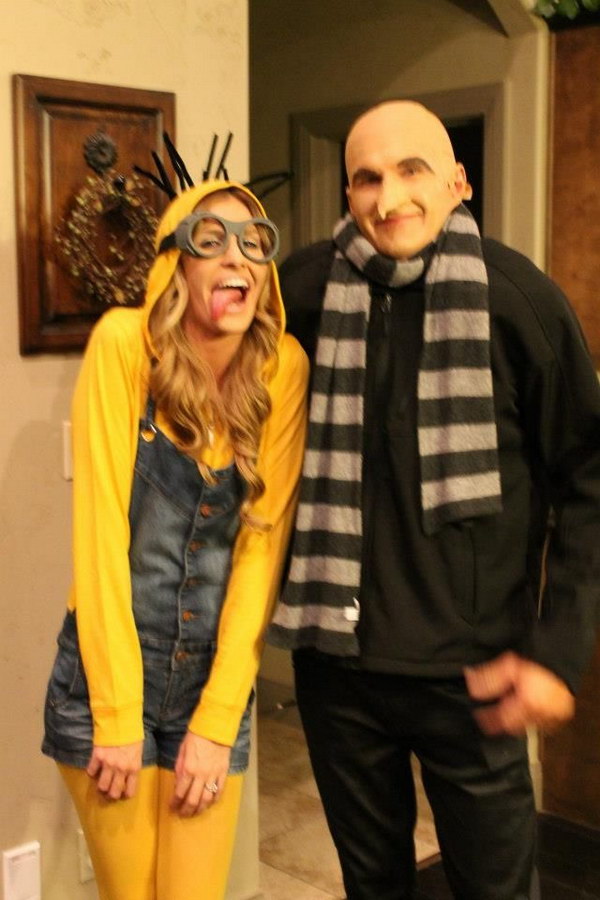 Minion and Dr. Gru--Ryan Costumes. 