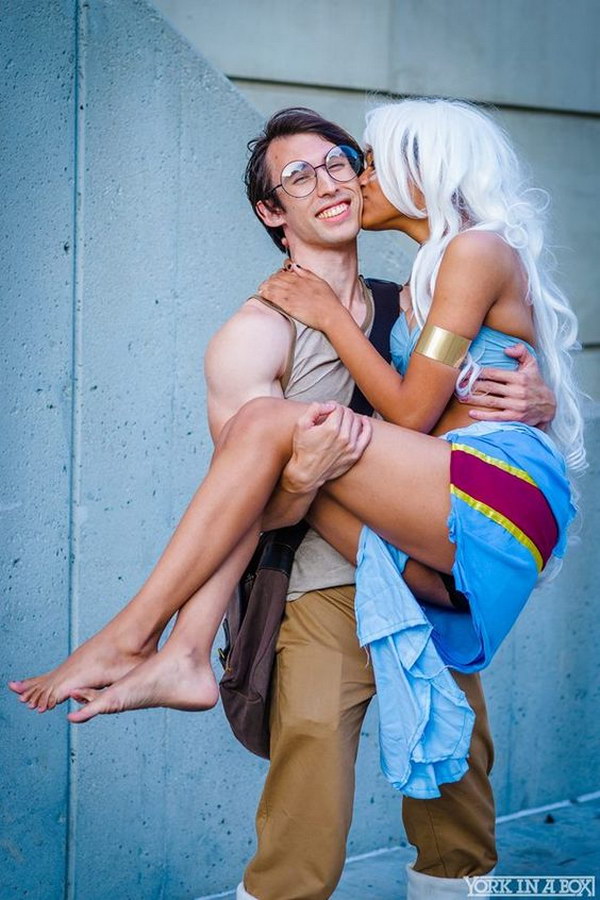 Milo & Princess Kida Costumes from Disney's Atlantis. 