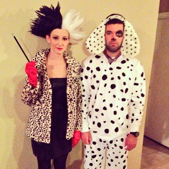 Cruella de Vil and Spot From 101 Dalmatians . 