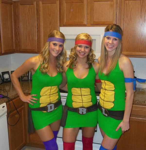 Ninja Turtle Costumes for Girls. 