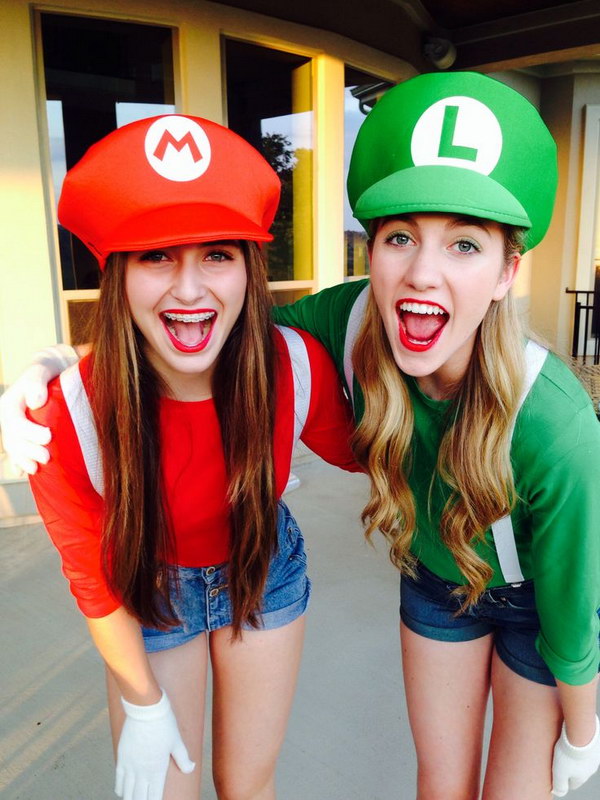 Mario and Luigi Halloween Costumes. 