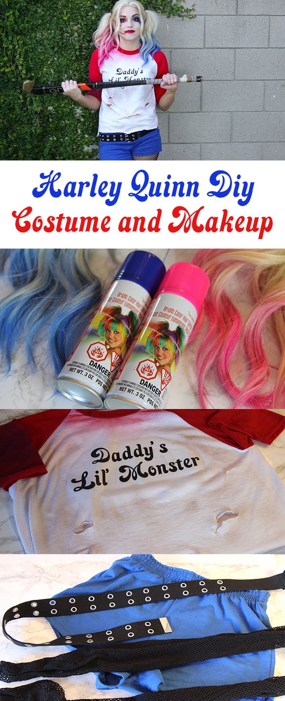 DIY Harley Quinn Costume. 