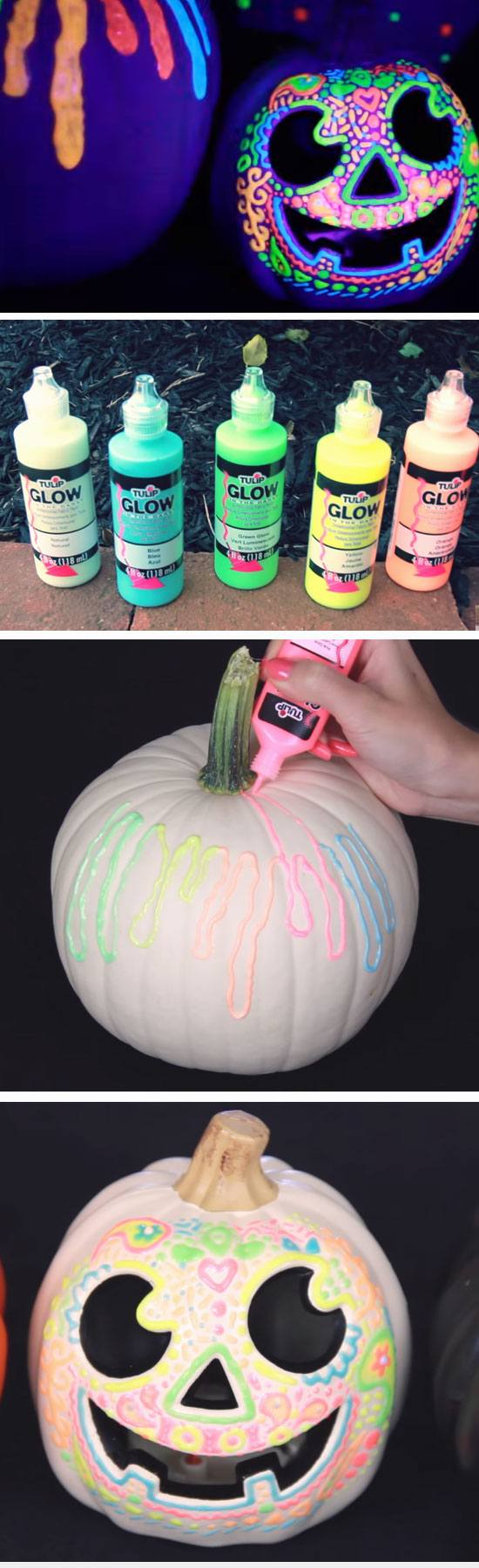 Glow In The Dark Pumpkin. 