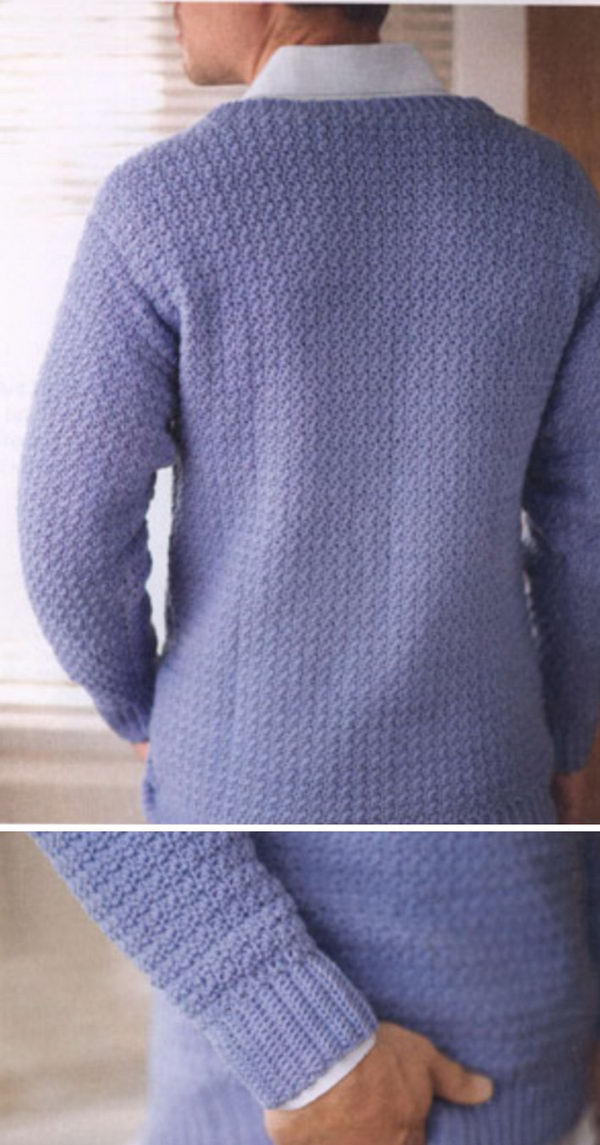 Men’s V-Neck Sweater. 