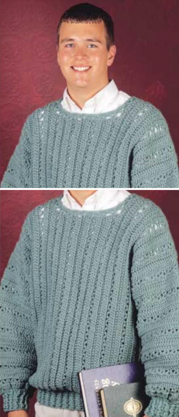 V-Stitch Pullover. 