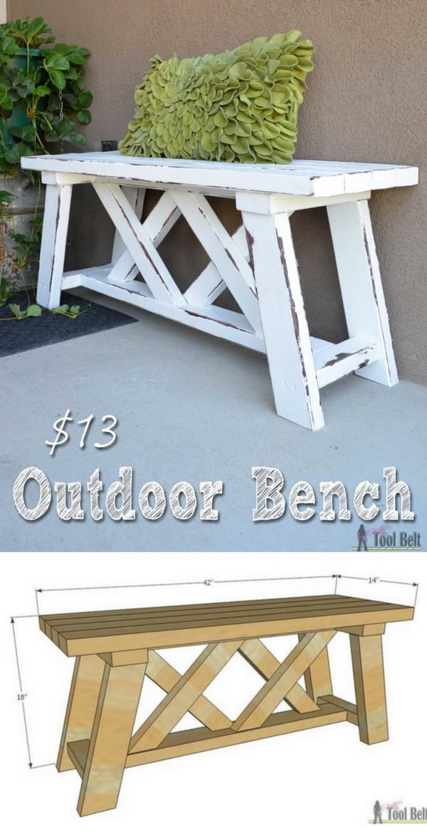 Outdoor Bench. 