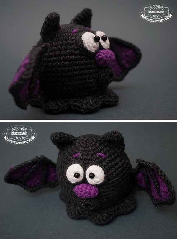 Crochet Fat Bat. 