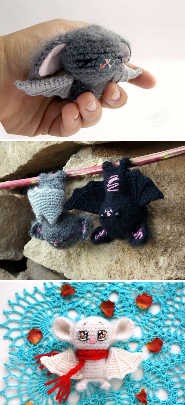 Crochet Bat Amigurumi. 