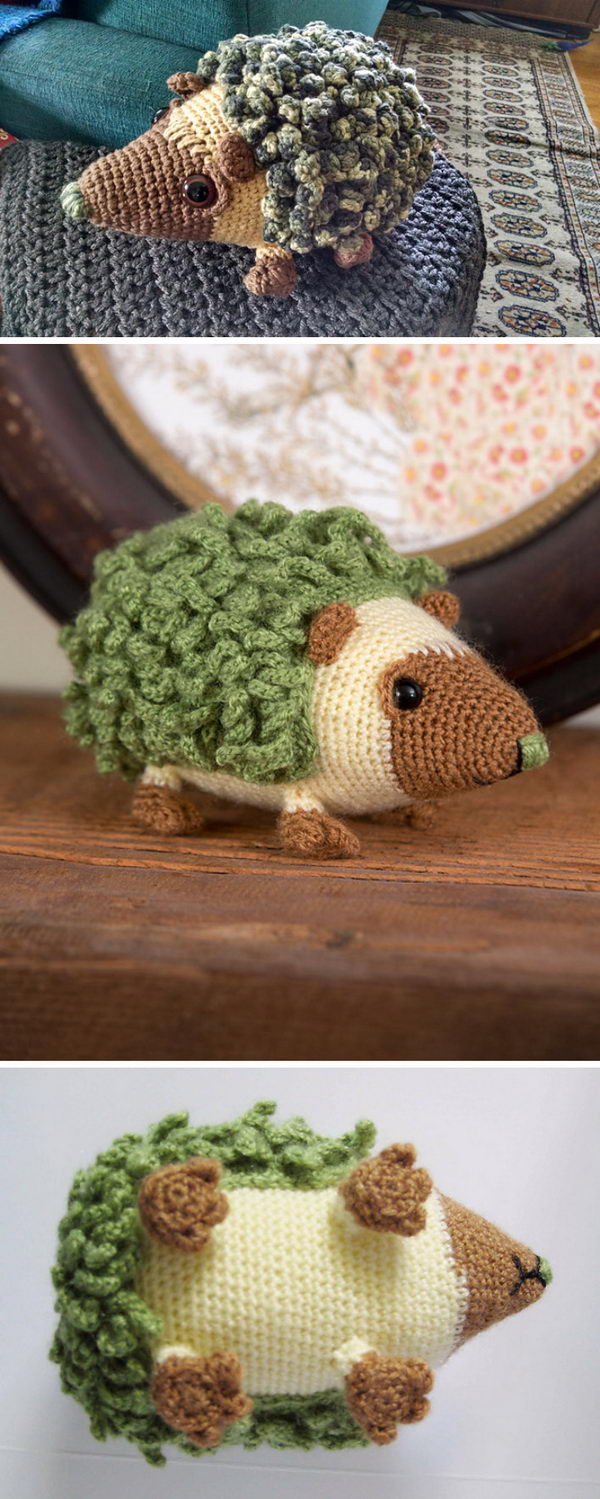 Harold The Hedgehog Crochet Pattern. 