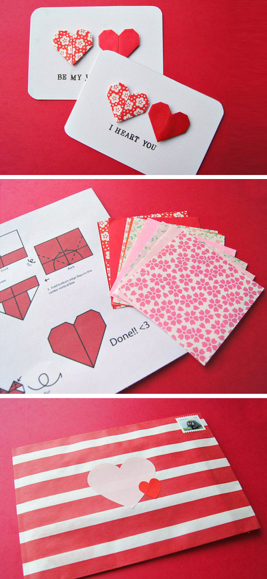 Double Heart Cards. 