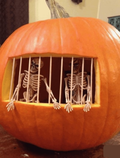 Monster Lockup Pumpkin. 