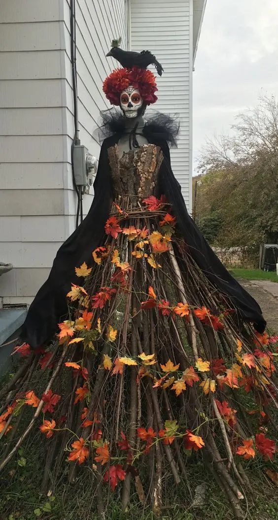 Day of The Dead Scarecrow. 